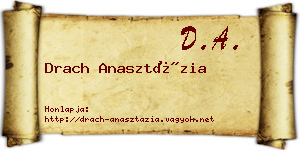 Drach Anasztázia névjegykártya